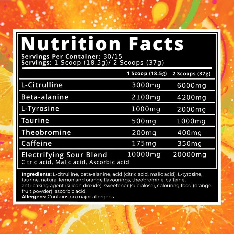 EXTREME SOUR PRE-WORKOUT - PuckerFuel