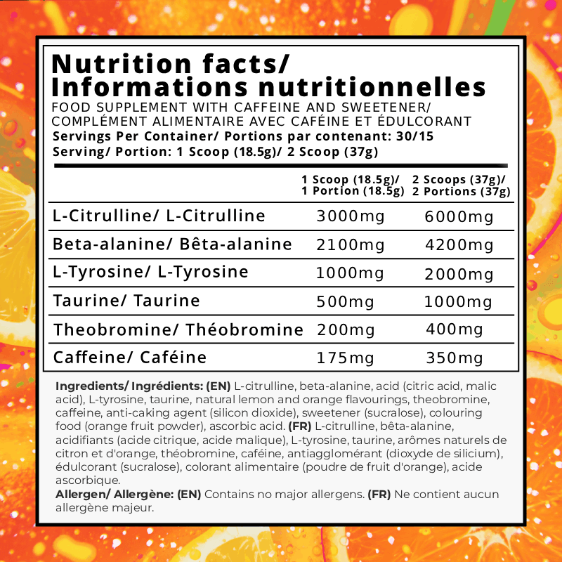 Extreme Sour Pre-workout