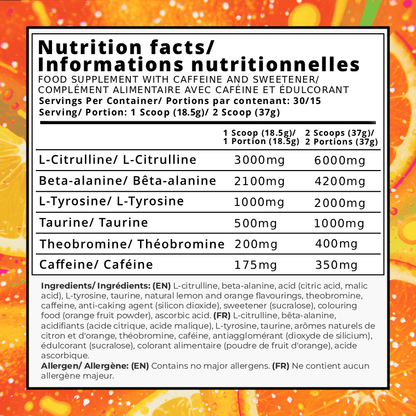 Extreme Sour Pre-workout